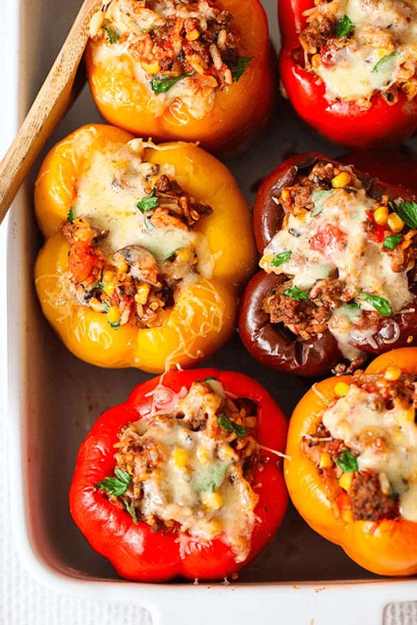 Colorful Stuffed Peppers Recipe