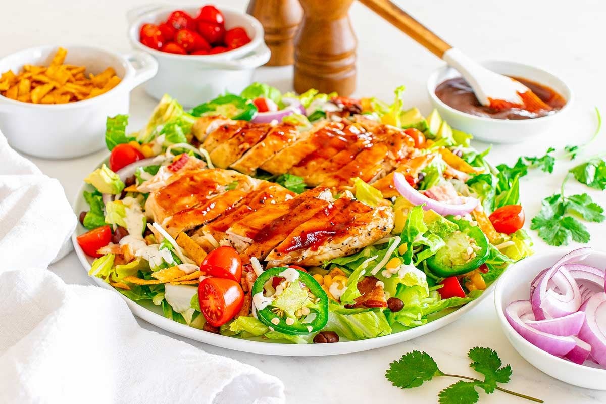 BBQ Grilled Chicken Salad Bliss