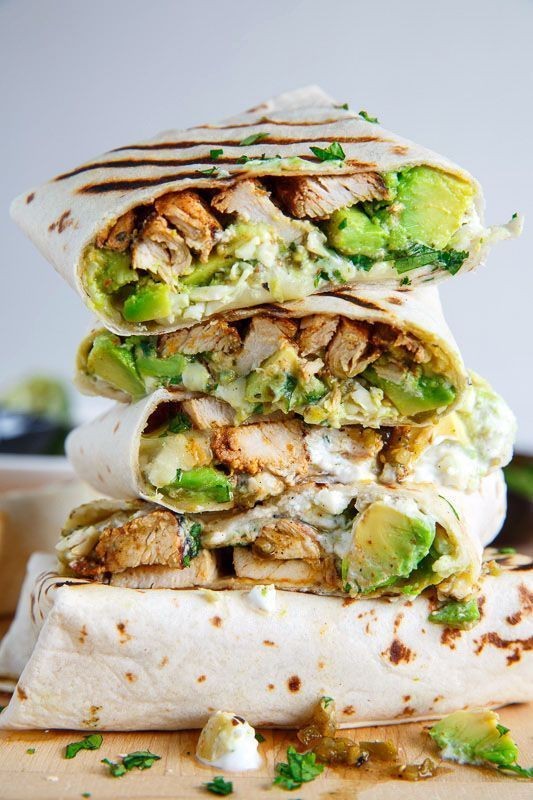 Avocado Chicken Burritos for a Quick Breakfast