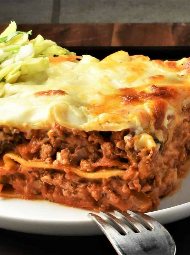 Turkey Lasagna with Fresh Vegetables Delight