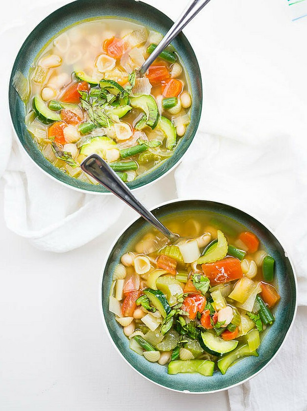 Summer Harvest Vegetable Soup Provençal Style