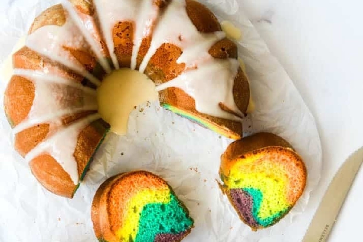Colorful Bundt Delight from Scratch