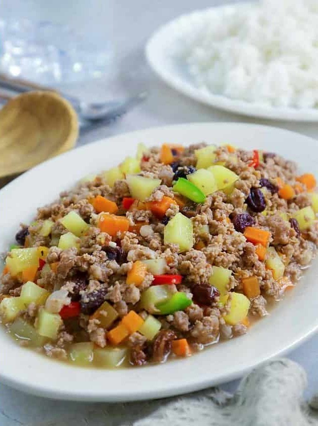 Ground Pork Stew Filipino Style