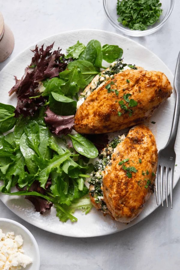 Greek-Style Stuffed Chicken Breast Recipe