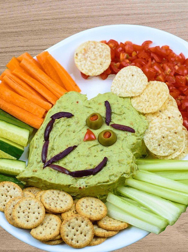 Green Christmas Appetizer in Grinch Form