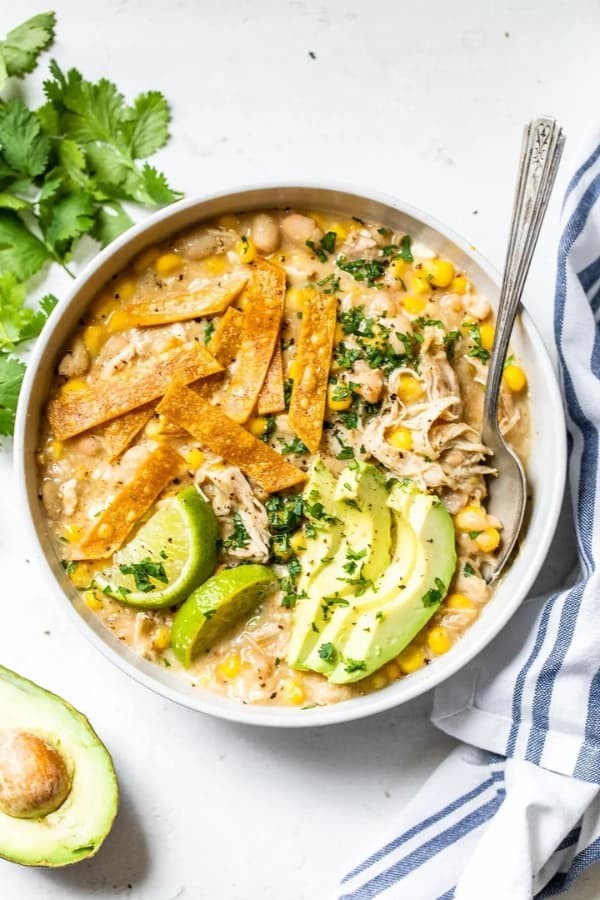 Creamy Instant Pot Chicken Chili Recipe