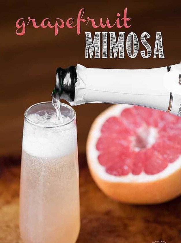 Grapefruit Sparkle Twist on Classic Mimosa