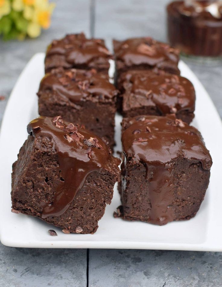 Sweet Potato Chocolate-Free Picnic Brownies