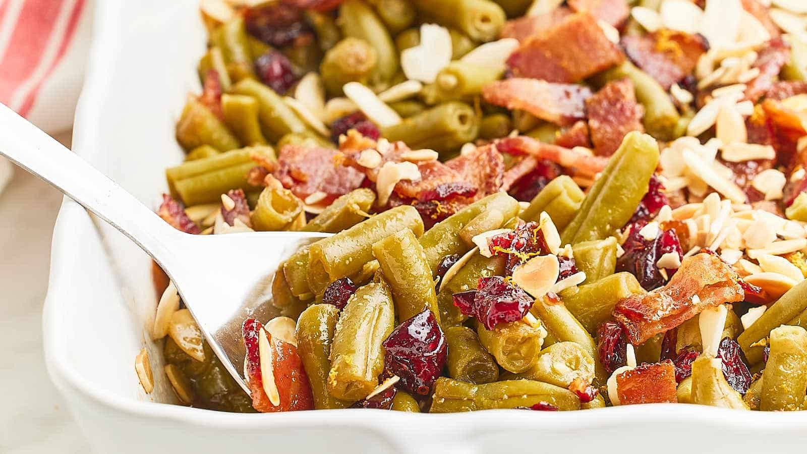 Bacon & Cranberry Green Bean Bliss