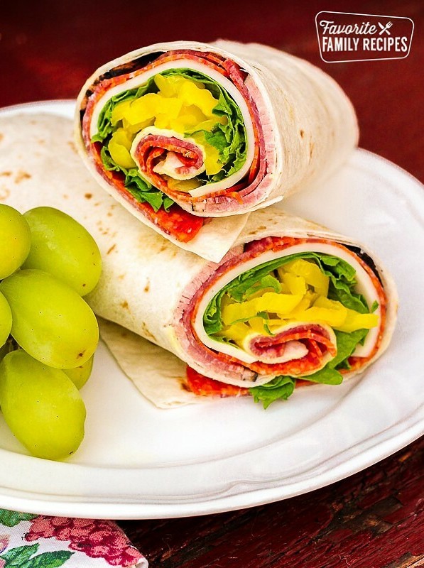 Italian-Style Wrap with Savory Filling