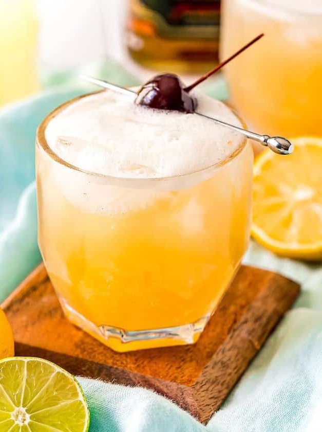 Tart Bourbon Classic Cocktail
