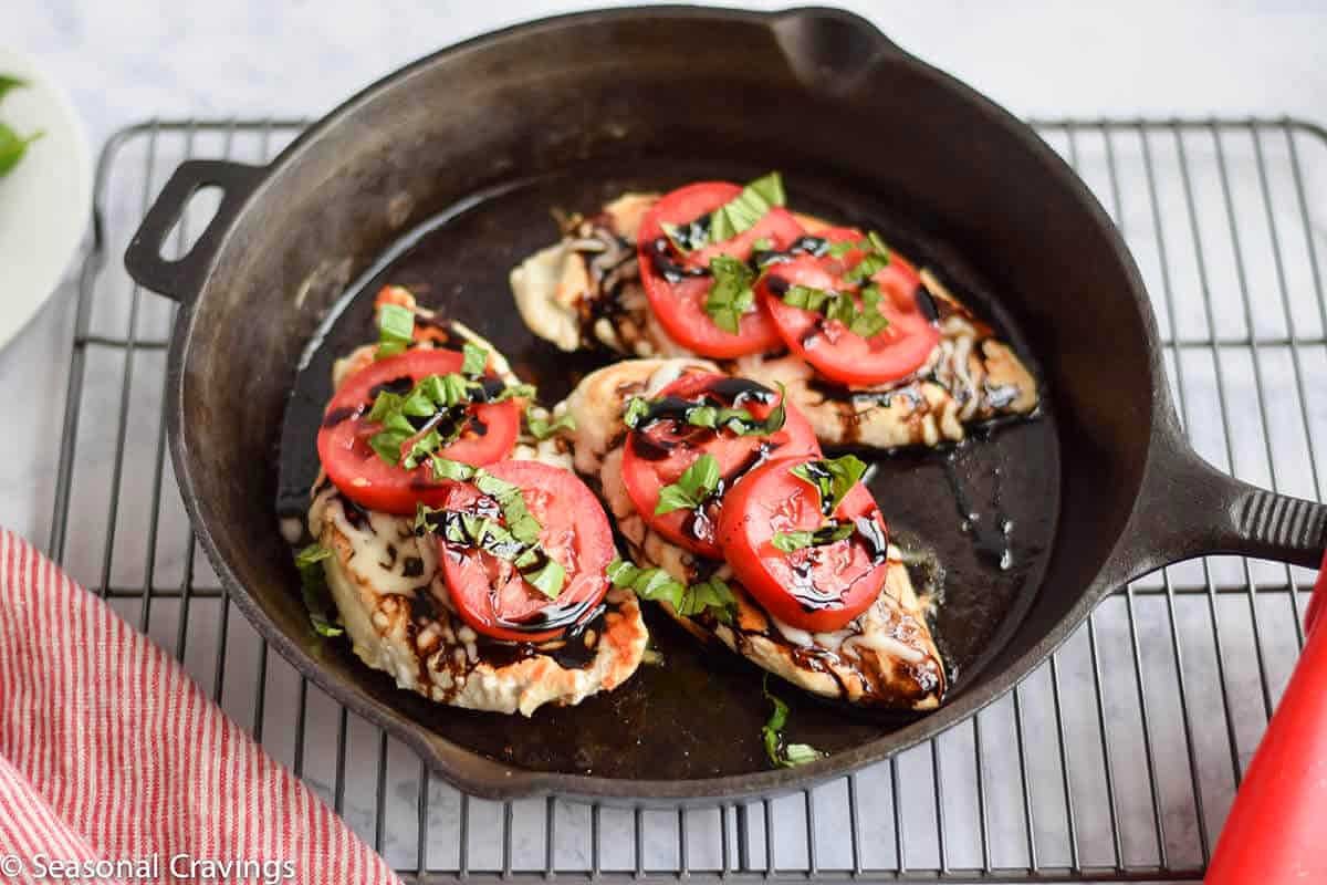 Easy Caprese Style Chicken Delight