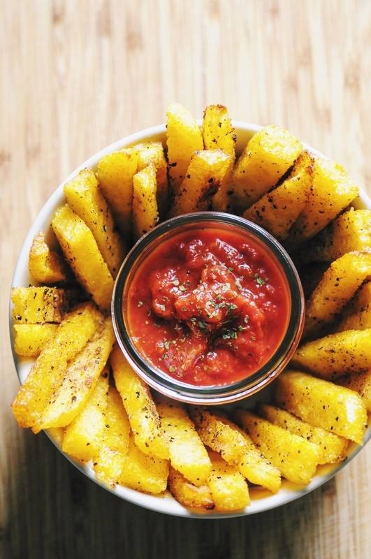 Quick 5-Ingredient Vegan Polenta Fries