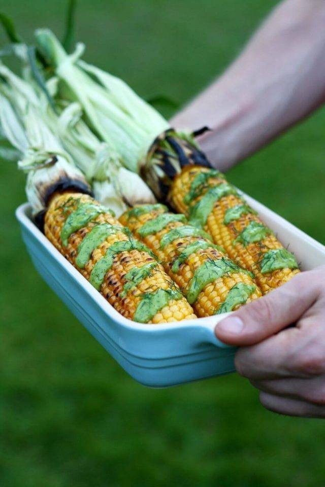 Grilled Corn Bliss with Creamy Avocado Twist