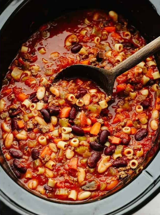 Hearty Italian Bean and Pasta Stew