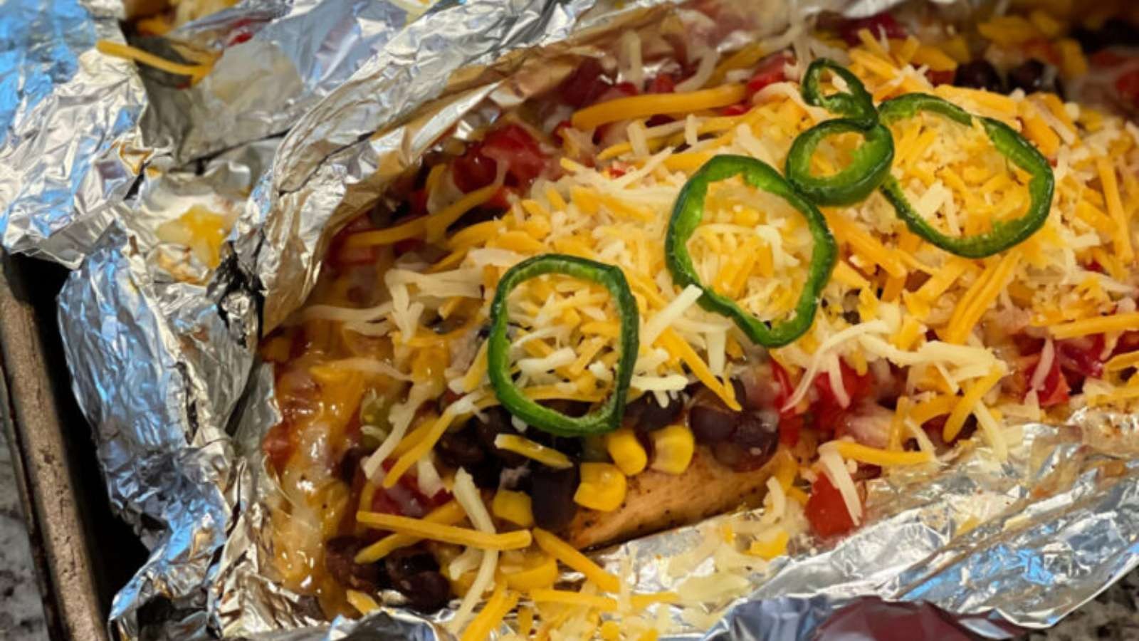 Quick Fiesta Chicken Dinner Foil Packs