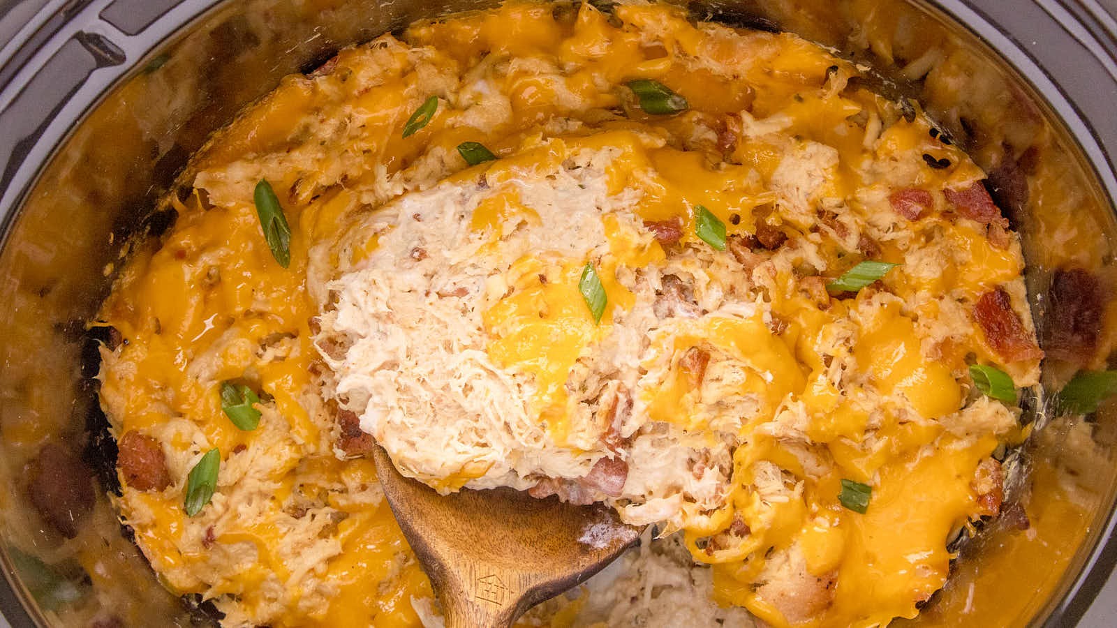 Crockpot Chicken with Creamy Bacon Twist