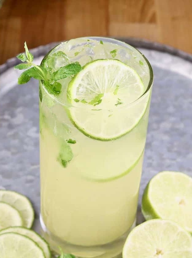 Tropical White Rum Cocktails with Fresh Mint