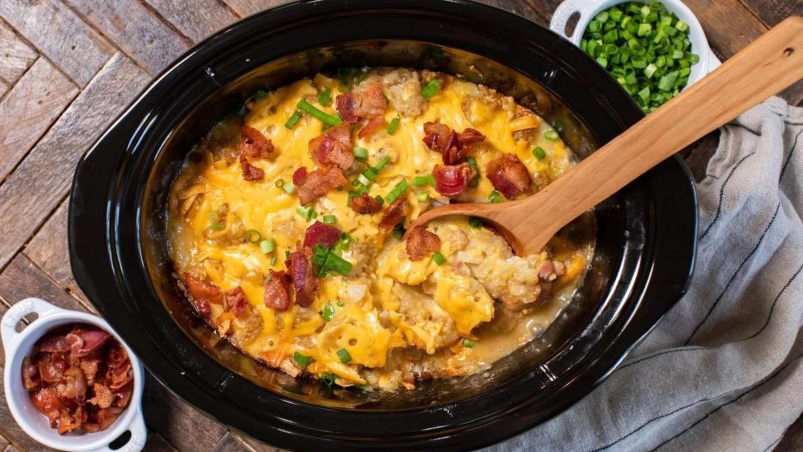 Slow Cooker Chicken Tater Tot Masterpiece