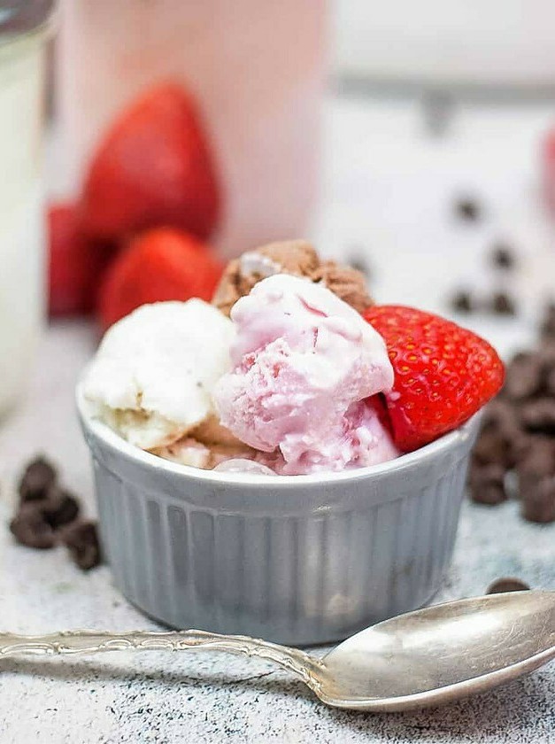 Easy No-Cook Ice Cream in Jars