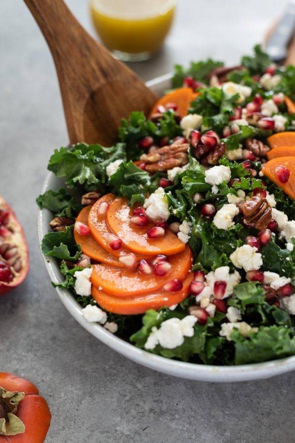 Winter Kale Salad with Sweet Citrus Vibe