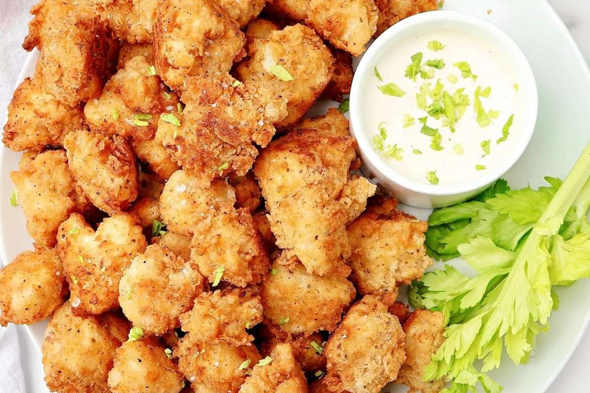 Crispy Southern Battered Cauliflower Delight