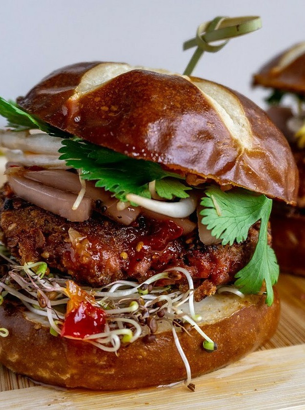 Thai Spice Vegan Burger Innovation