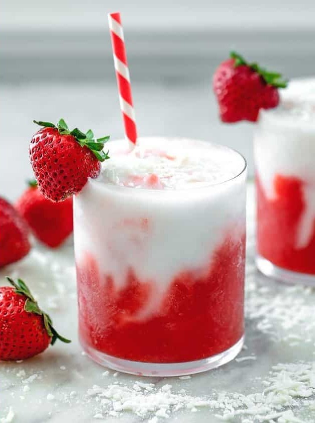 Summer Strawberry Rum Slush