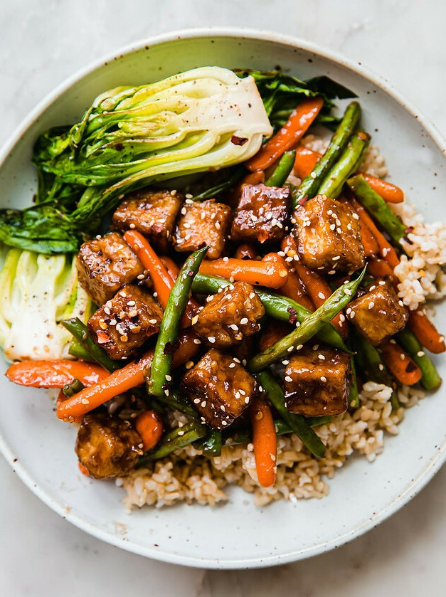Ginger Sesame Tofu Stir Fry Delight