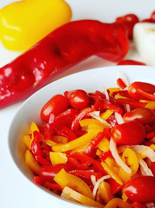 Colorful Pepper Salad Delight