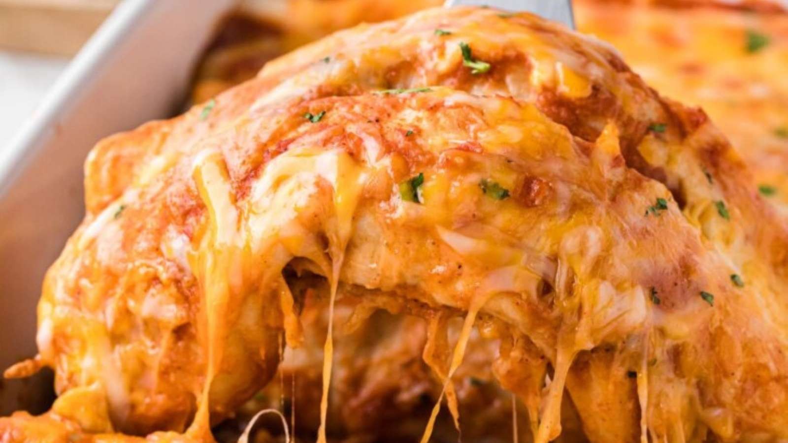 Ground Beef Enchiladas with Cheesy Twist