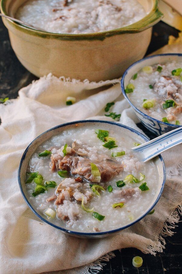 Spiced Chicken Congee with Leftover Love