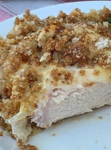 Swiss Cheese Pork Chop Casserole Delight