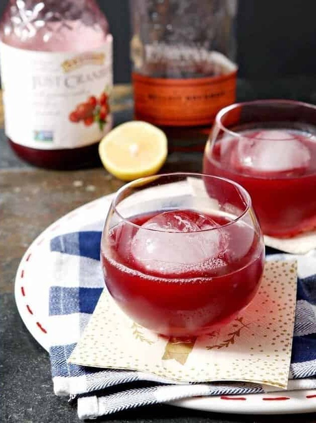 Bourbon & Cranberry Winter Wonderland