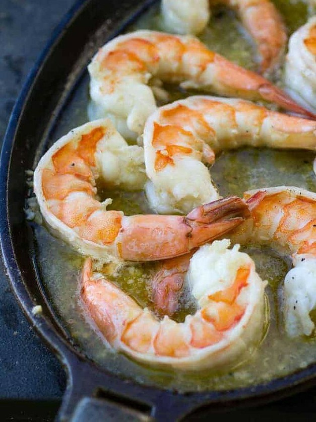 Smoky Shrimp Scampi with Lemon Butter