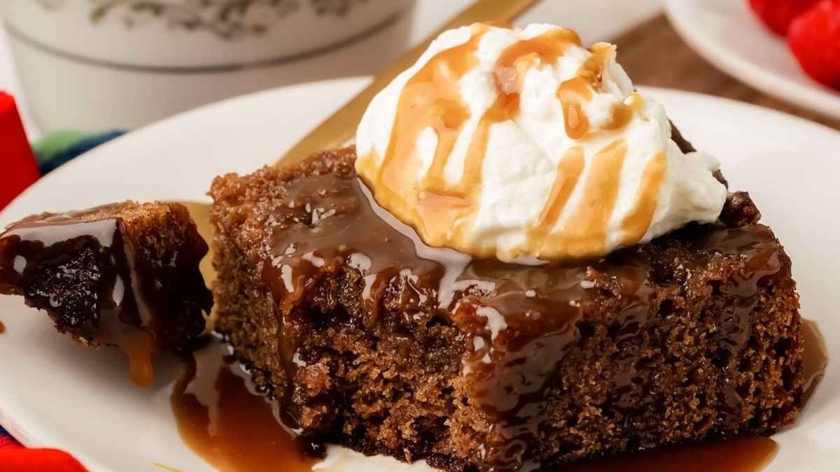 Sweet Sticky Toffee Date Cake Delight
