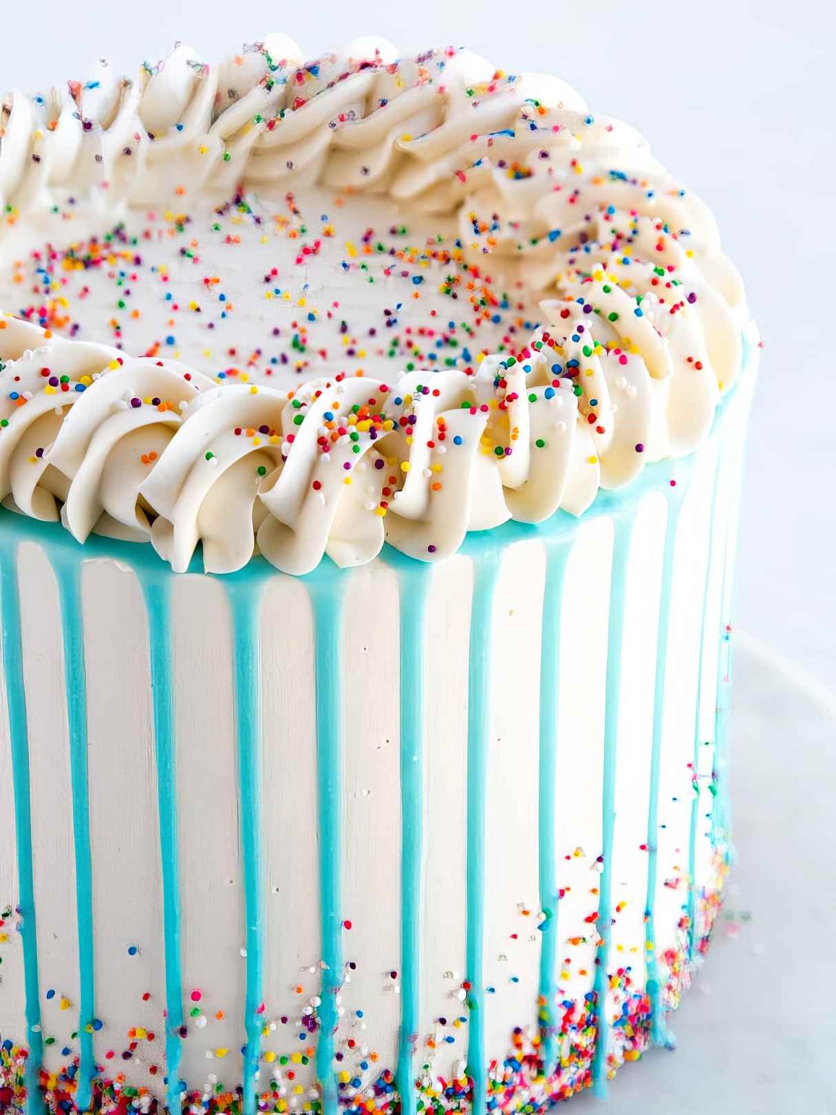 Confetti Cake Simplified with Cake Mix Magic