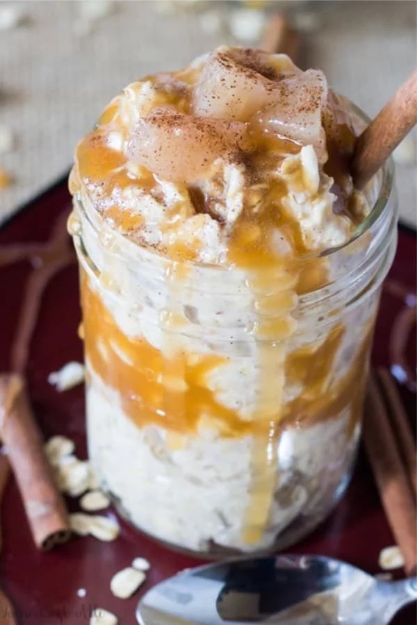 Caramel Apple Oatmeal Delight