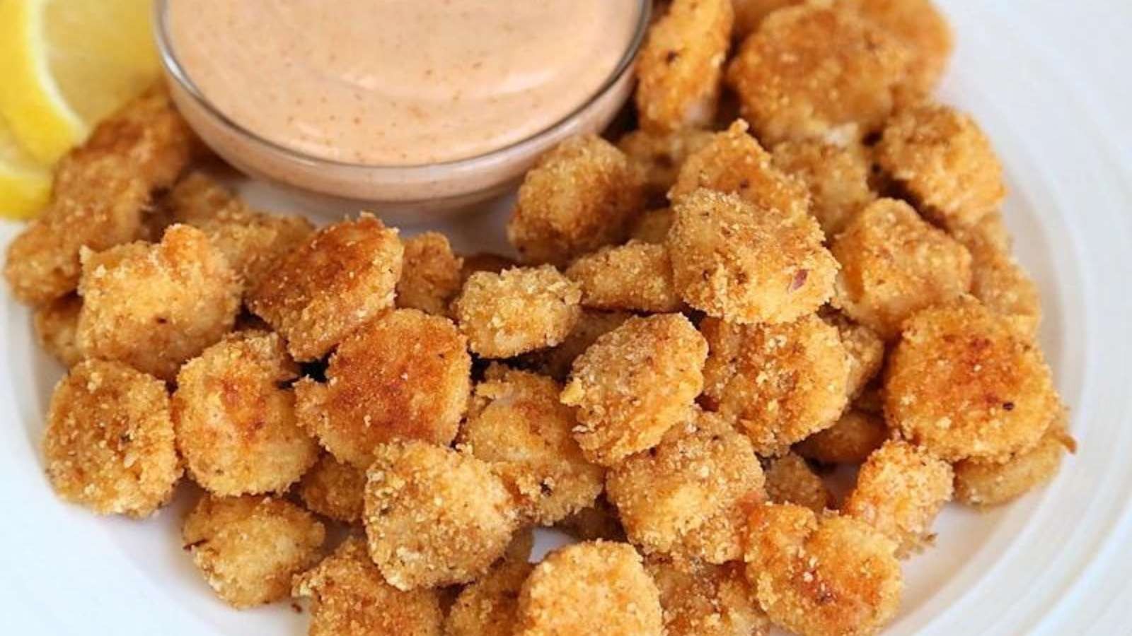 Easy Oven-Fried Popcorn Shrimp Recipe