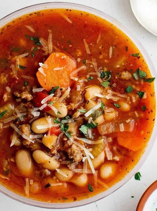 Hearty Italian Sausage & White Bean Stew