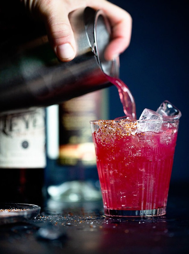 Smoky Sunset in a Glass