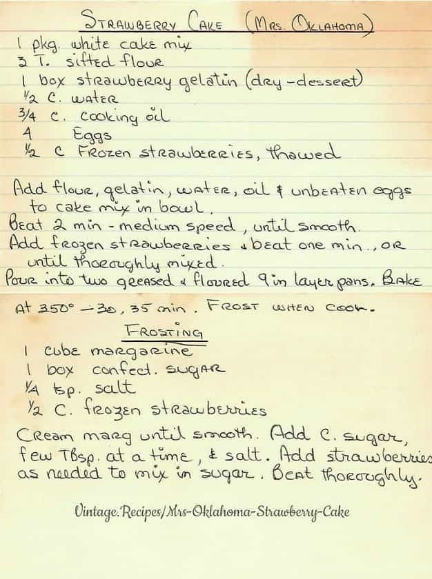 Strawberry Cake Mix Delight Recipe