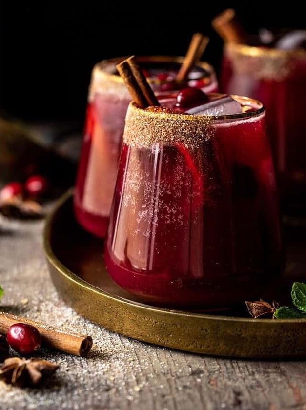 Warming Cranberry Cocktail Delight