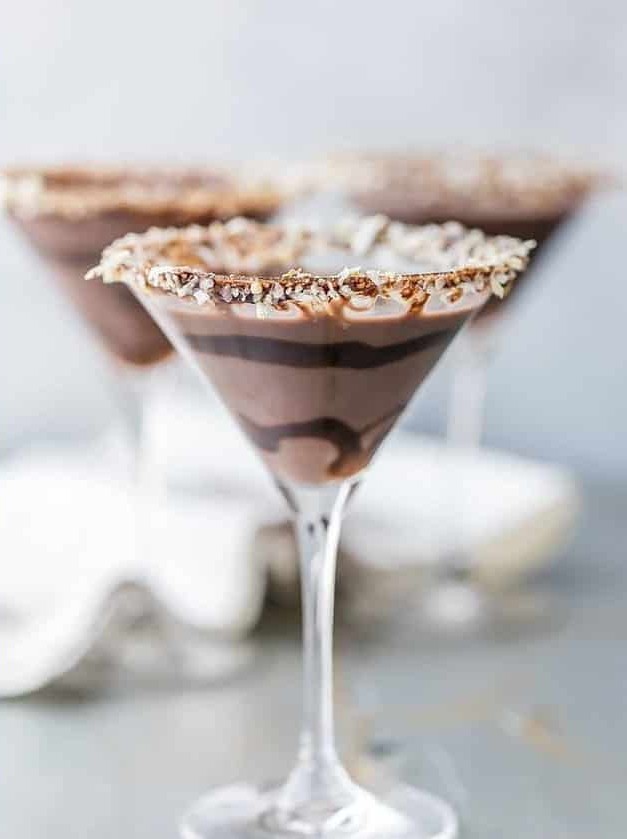 Rich Chocolate Cake-Inspired Martini Delight