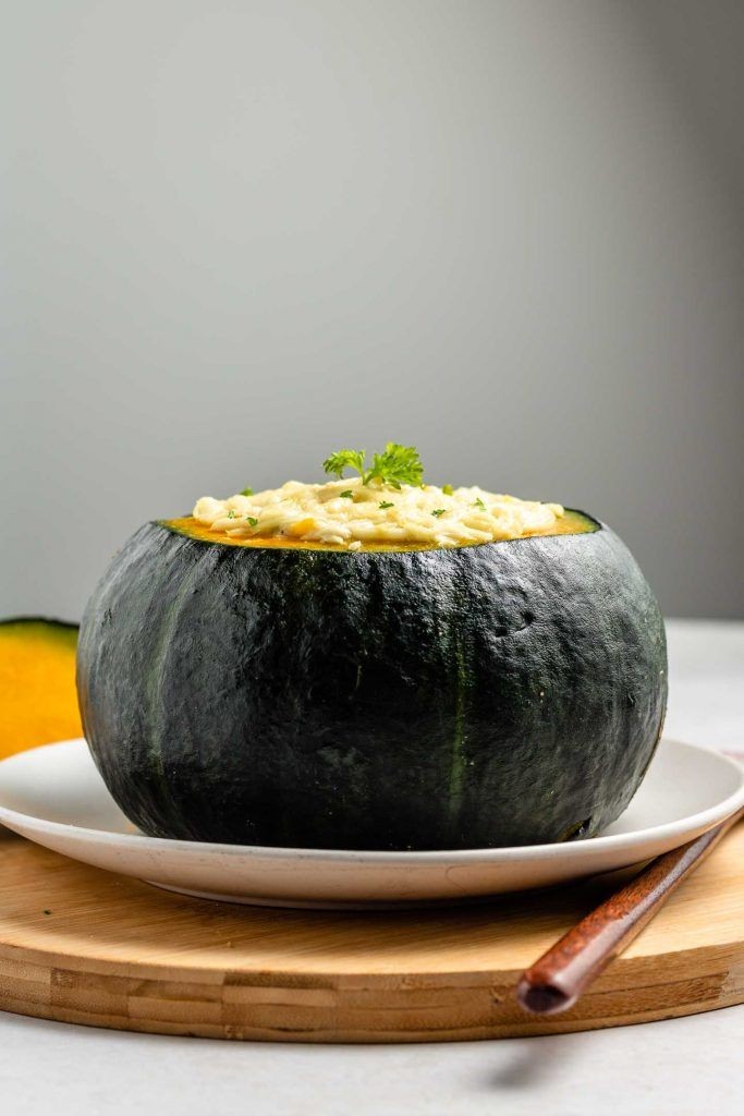 Vegan Stuffed Kabocha Delight