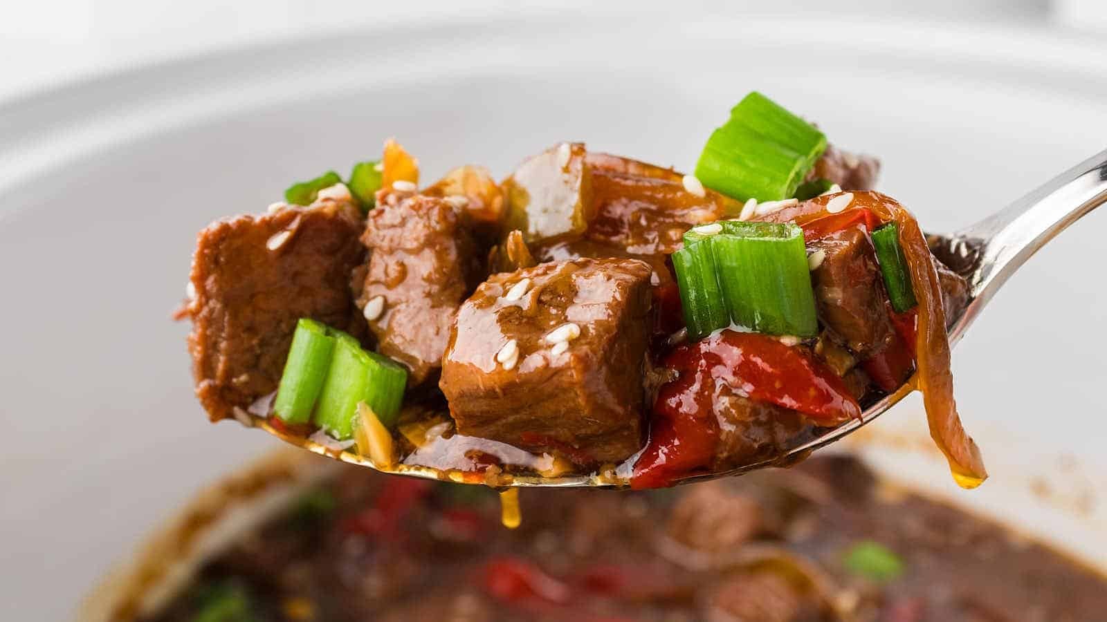 Teriyaki Beef in a Delicious Crockpot Stew