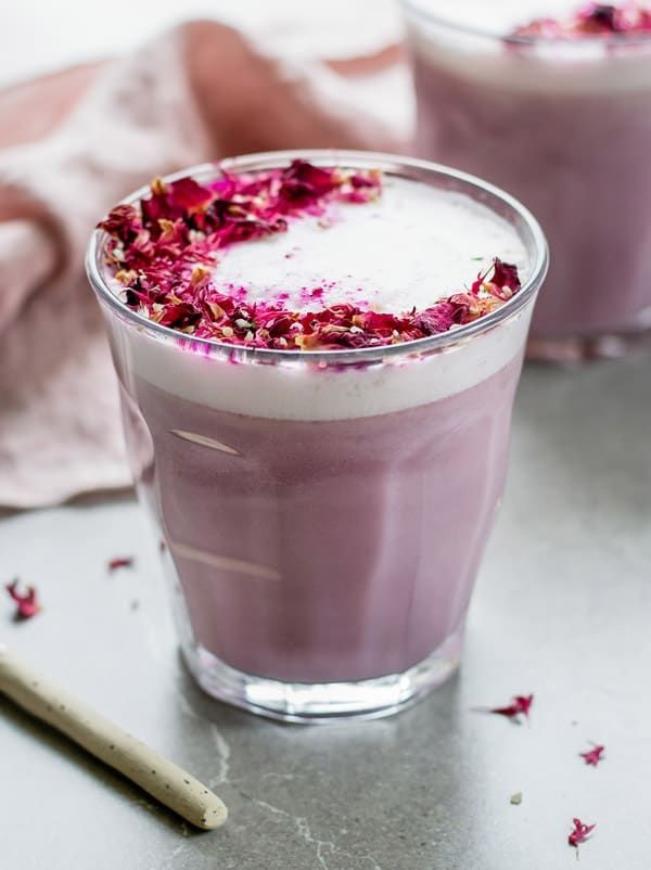 Rose-Petal Raspberry Hot Chocolate Delight