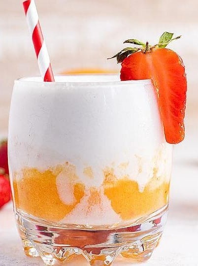 Coconut Mango Tropical Slushie Delight