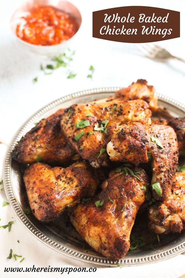Sriracha Honey Glazed Chicken Wings