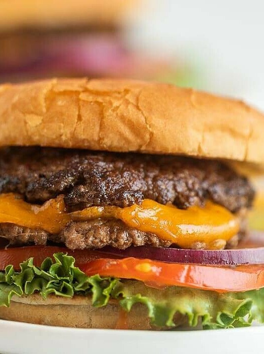Smashed Beef Patties on the Griddle